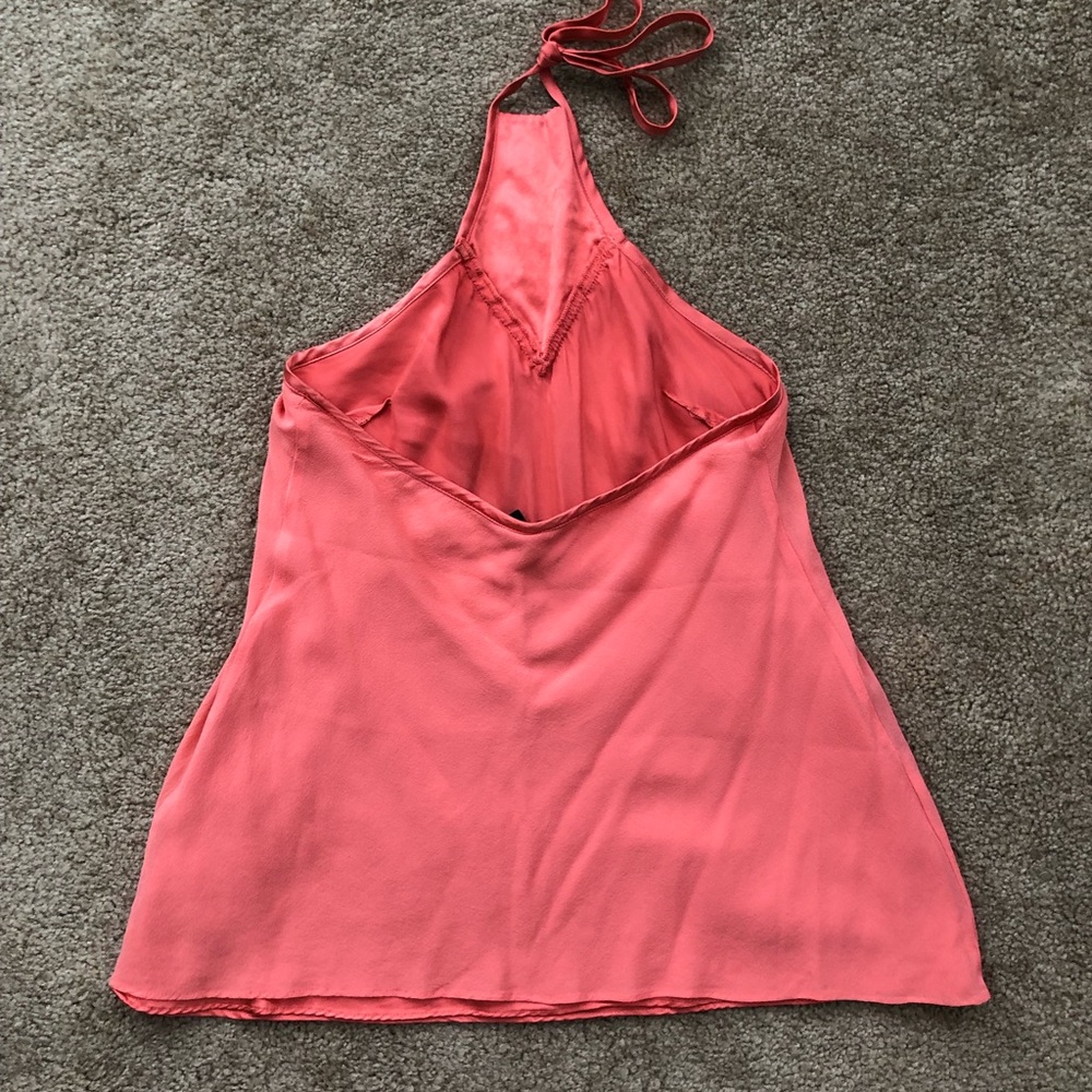 Express halter top size XS, orange salmon pink - Picture 4 of 12